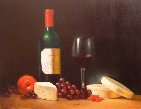 Сыр, вино и фрукты - французские изыски