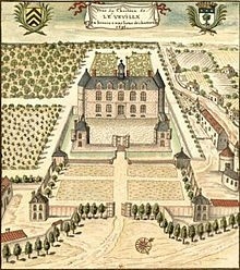 Так выглядел замок Левевилль в 1696 году