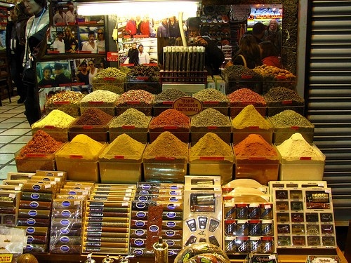 Специи и пряности на Египетском базаре