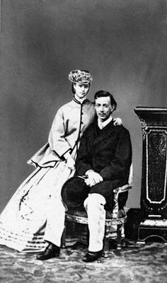 Цесаревич Николай Александрович с принцессой Дагмарой