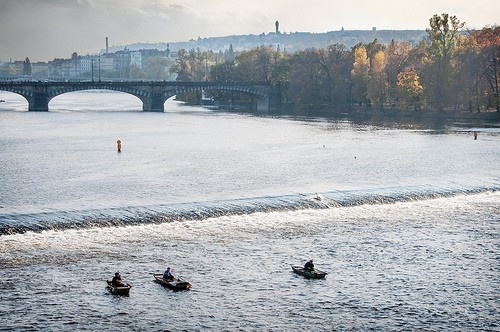 Рыбаки на Влтаве. Прага