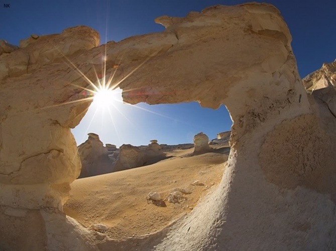 Белая пустыня - уникальное место на востоке Сахары