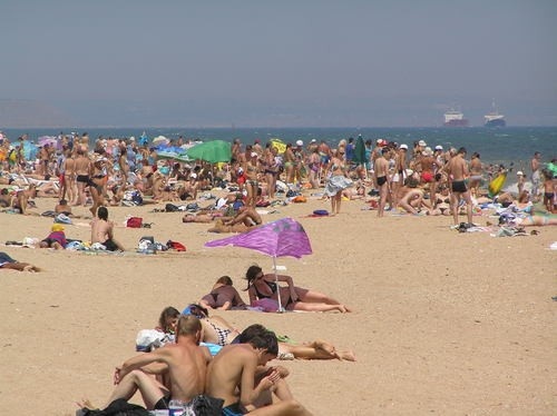 Песочный пляж Керчи