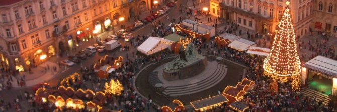 Ярмарка в центре Праги