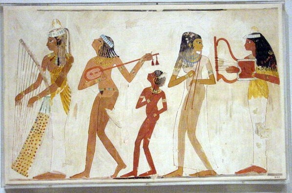 Музыканты в Древнем Египте пользовались уважением