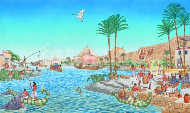 Нил всегда был источником благ для египтян