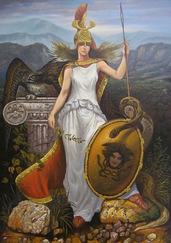 Афина — богиня войны и мудрости
