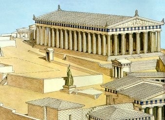 Так выглядел Пантеон в древности