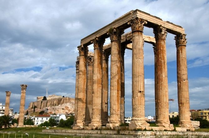 Руины храма Зевса