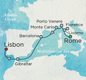 Самые популярные круизы из Барселоны: по Средиземноморью, по побережью Испании, в Португалию