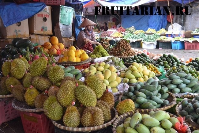 Весна ли во Вьетнаме, осень ли — фрукты на рынках страны круглый год