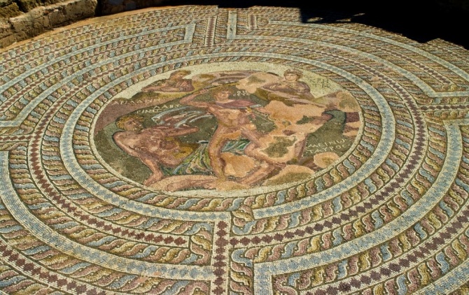 Археологический парк в Пафосе. 2 (Мозаичный пол)