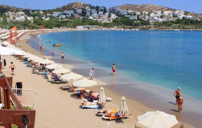 Курорты Греции. Пляж Вульягмени